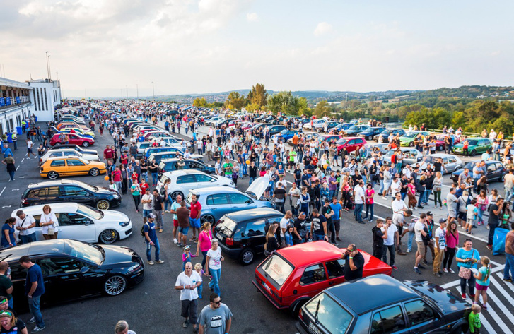 Volkswagen-találkozó a Hungaroringen