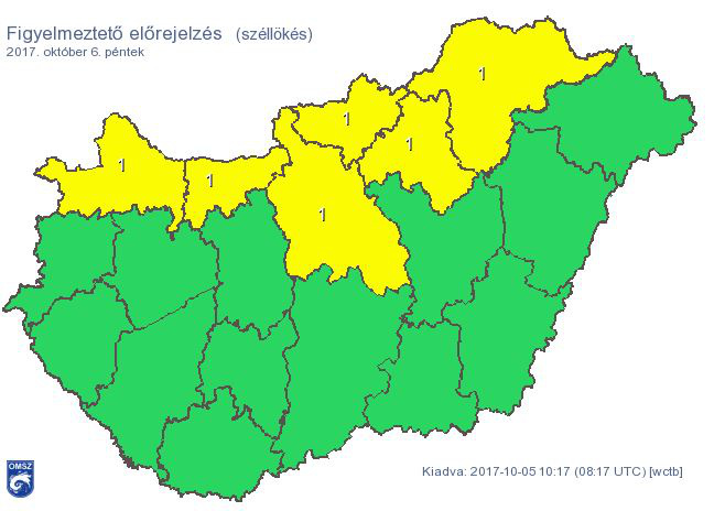 Kiadták a riasztást, fordul az időjárás