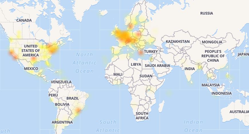 Forrás: downdetector.com