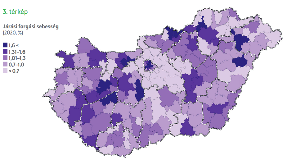 Forrás: OTP Lakóingatlan Értéktérkép