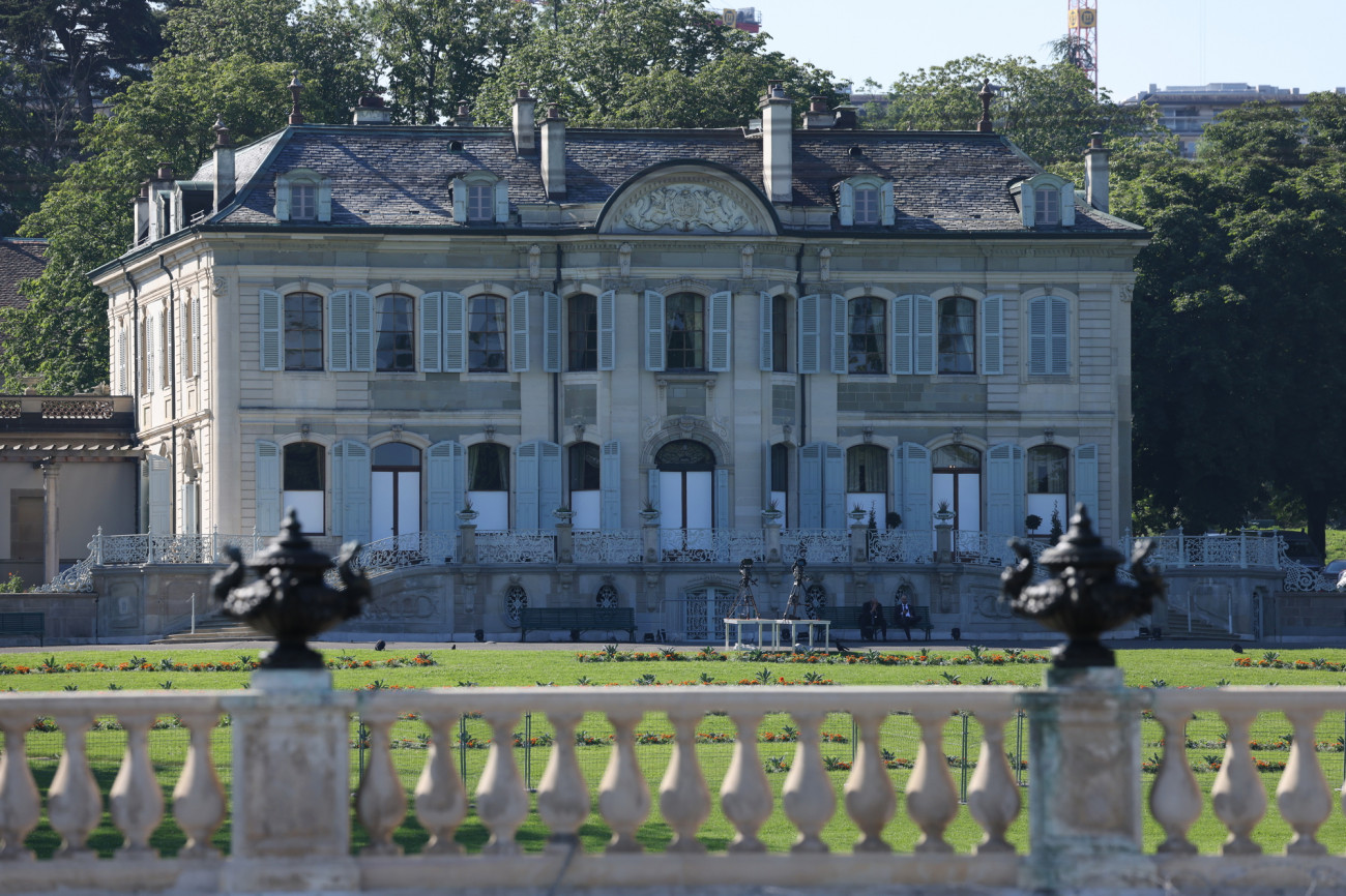 GENEVA, SWITZERLAND - JUNE 16: A general view of Villa La Grange on June 16, 2021 in Geneva, Switzerland. U.S. President Joe Biden will meet his Russian counterpart, Vladimir Putin, for the first time as president.  (Photo by Sean Gallup/Getty Images)