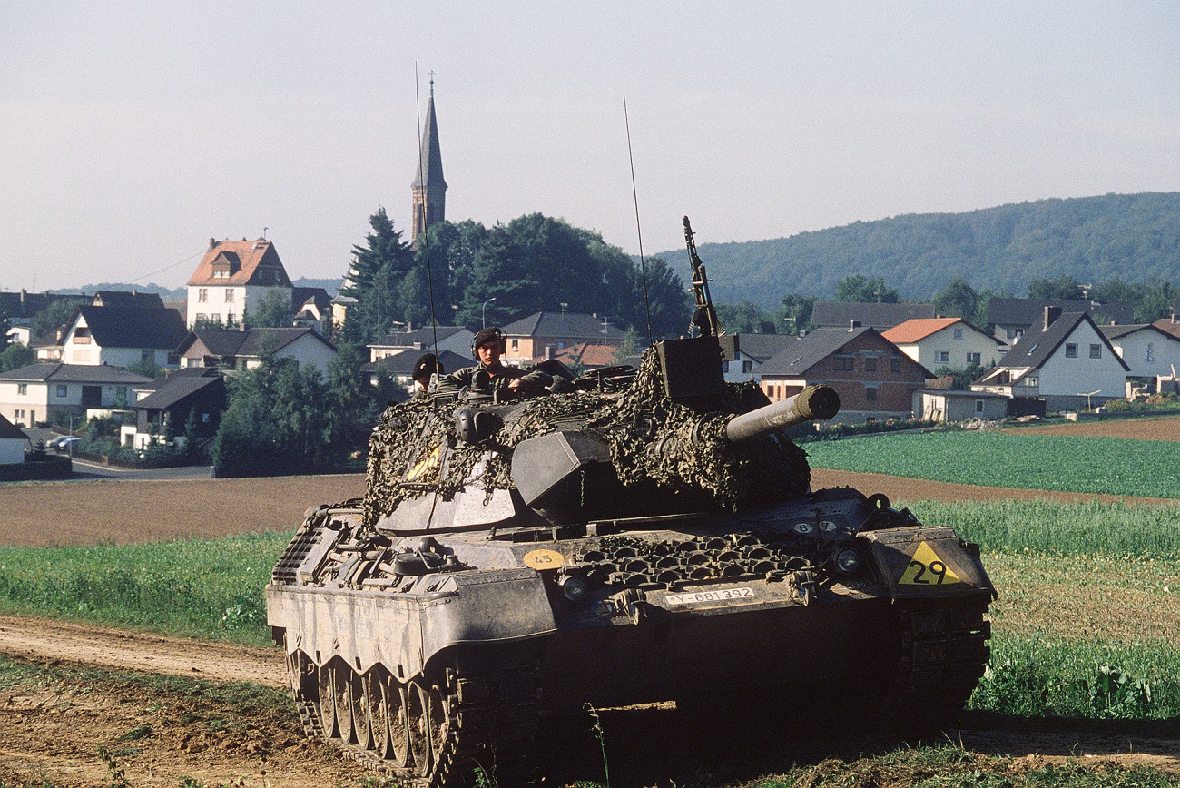 Leoprad 1-es német harckocsi. Forrás: Wikipédia