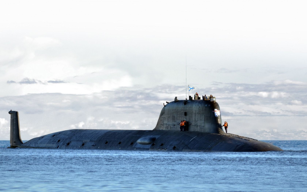 A Jaszeny osztály korszerűsített változata egy 955M típusú hajó. Forrás: Wikipédia