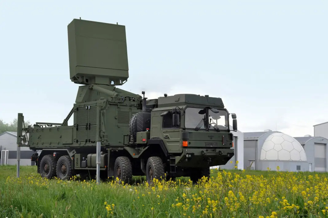 Hensoldt TRML-4D radar IRIS-T SLM légvédelmi rakétarendszer legfontosabb érzékelője. Forrás Hensoldt