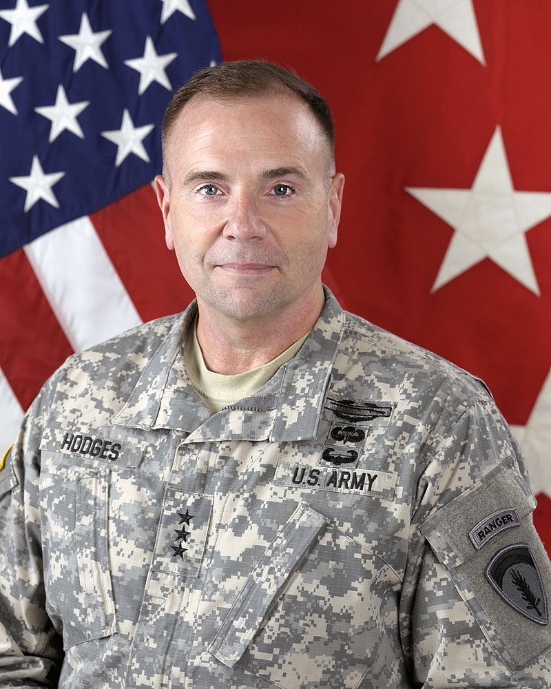 Ben Hodges altábornagy, az Európában állomásozó amerikai haderő korábbi főparancsnoka. Forrás: Wikipédia