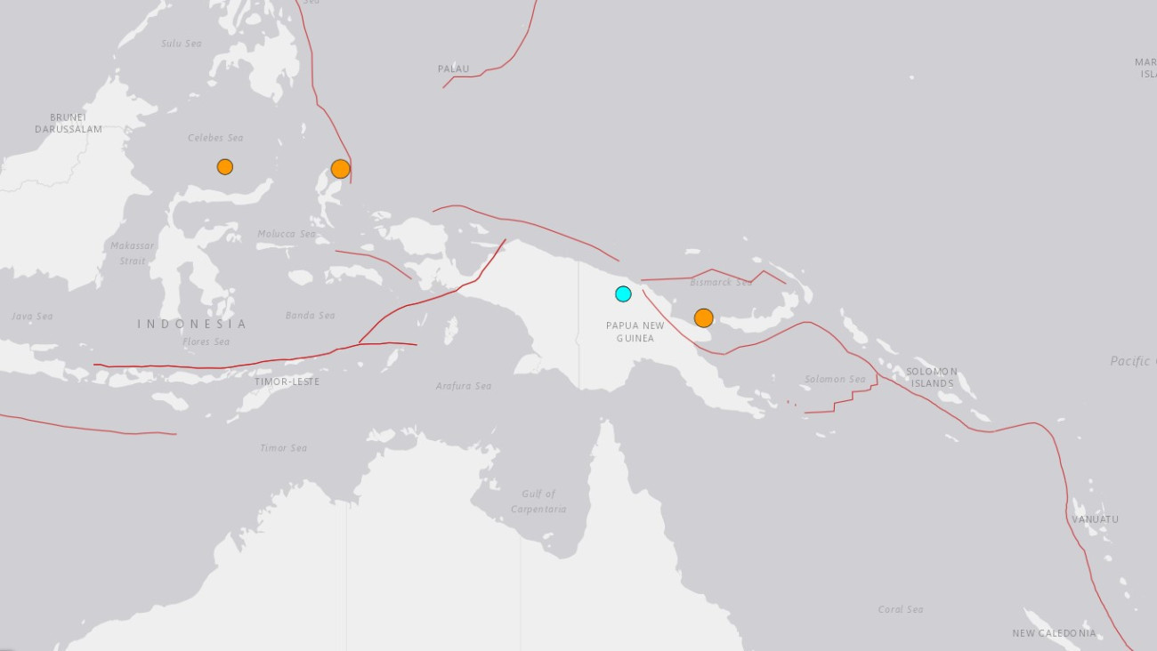 6-os erősségű földrengés rázta meg Pápua Új-Guineát.