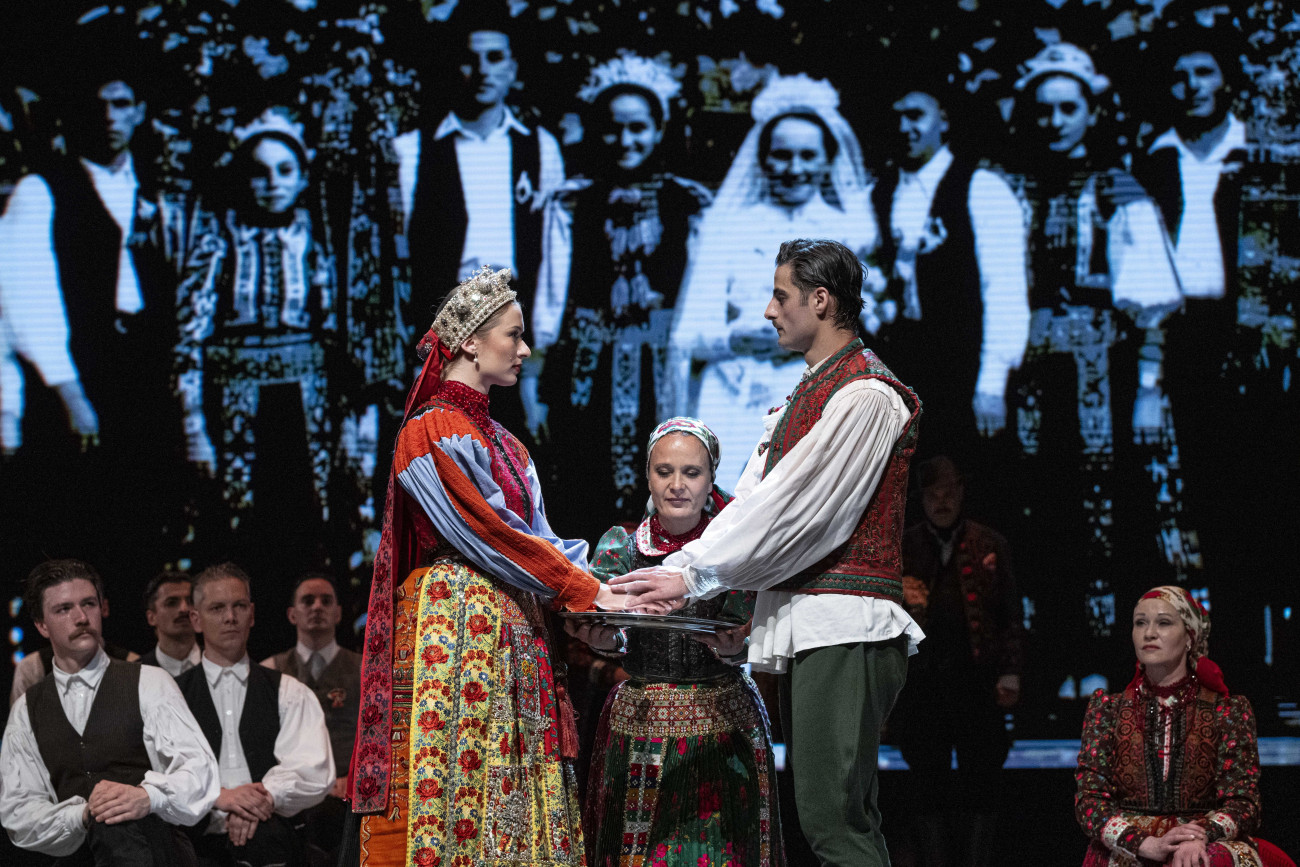 Részlet a Mennyegző c. gálaműsorból - Forrás: MTI