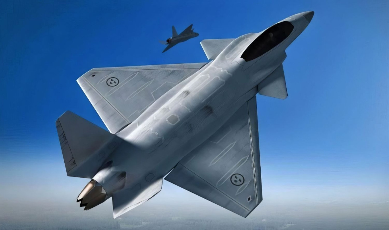 Lehet, hogy ilyen lesz a JAS-39 Gripen váltótípusa.