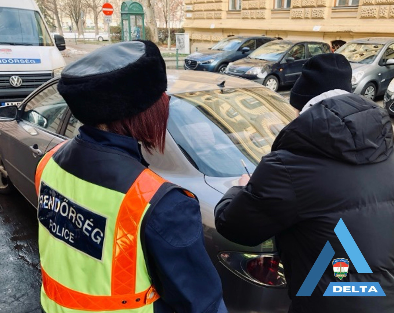 Rendőrségi intézkedés Szegeden. Fotó: Police.hu