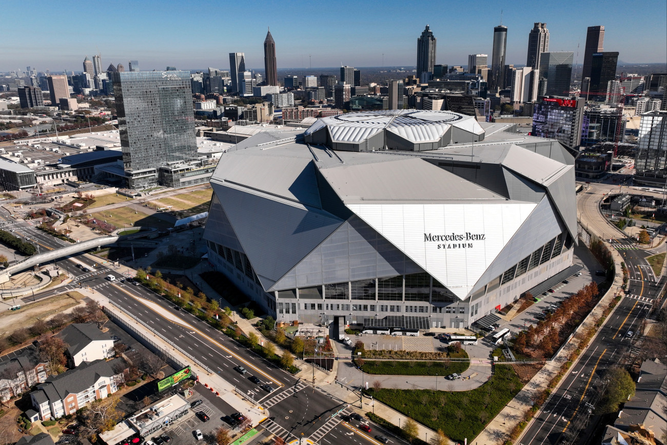 Atlanta, 2026. május 11.
A 2026-os labdarúgó-világbajnokság egyik helyszíne, az Atlanta Stadion 2025. december 12-én. A 2026-os labdarúgó-világbajnokságot 2026. június 11. és július 19. között rendezik az Egyesült Államokban, Kanadában és Mexikóban.
MTI/AP/Mike Stewart