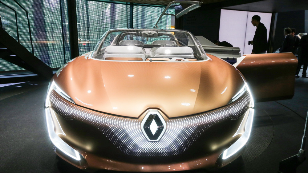 Frankfurt, 2017. szeptember 12.A Renault Symbioz a 67. Frankfurti Nemzetközi Autószalon első sajtónapján, 2017. szeptember 12-én. (MTI/EPA/Armando Babani)