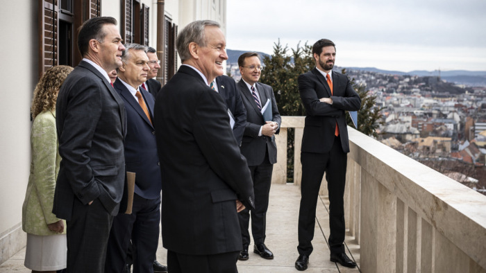 Amerikai törvényhozókkal tárgyalt Orbán Viktor