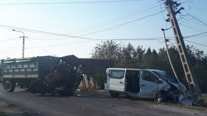 Durva baleset, hét sérült Békés megyében