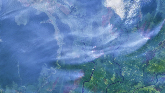 Szingapúri Nagydíj - fotók és műholdképek mutatják a légszennyezés mértékét
