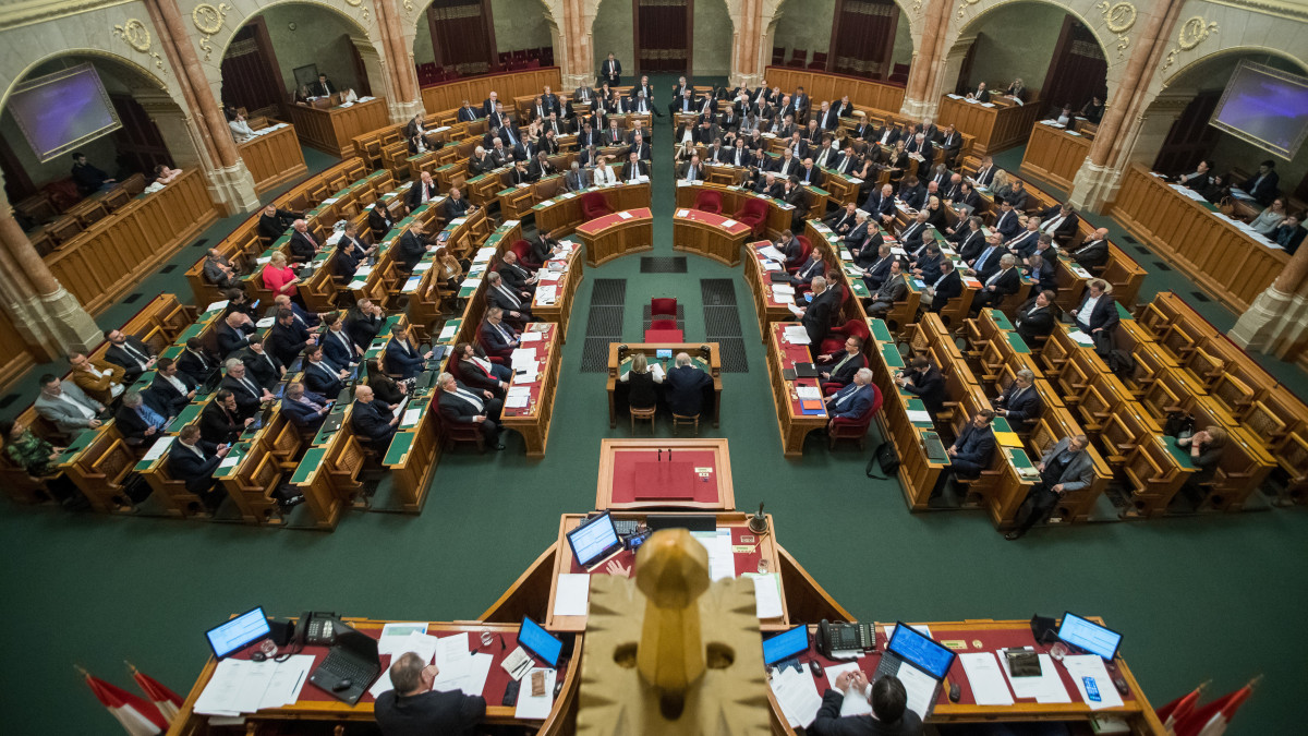 Az Országgyűlés plenáris ülése 2019. november 4-én.