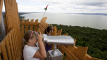 Eltűnt a Balaton ikonikus kilátója