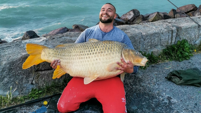 Kifogták a Balaton gigászát - fotó