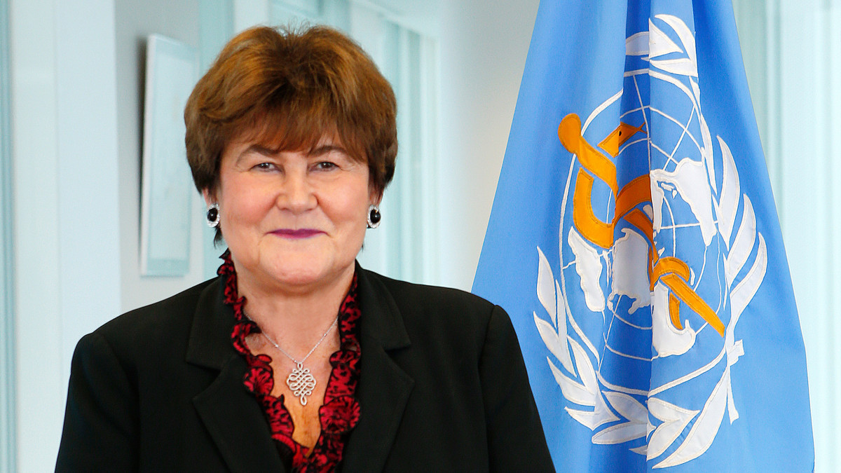 Official portrait of Zsuzsanna Jakab, Regional Director, World Health Organization Regional Office for Europe