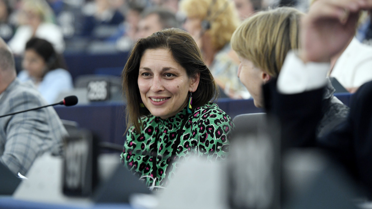 Járóka Lívia, a Fidesz-KDNP képviselője az Európai Parlament plenáris ülésén Strasbourgban 2019. július 16-án.