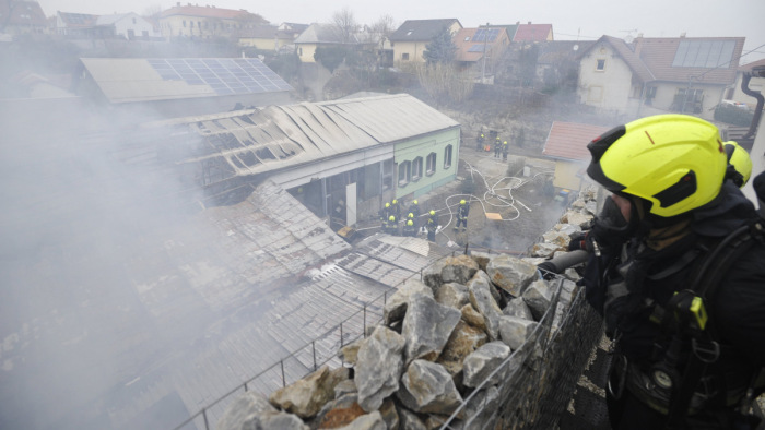 Hatalmas tűz volt Budapesten