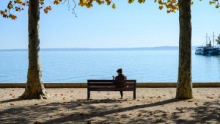 Tombol a szünet a Balatonnál