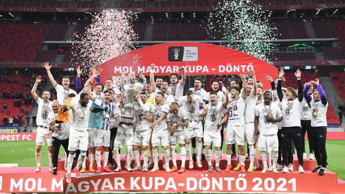 Kastrati góljával az Újpest nyerte a Magyar Kupát