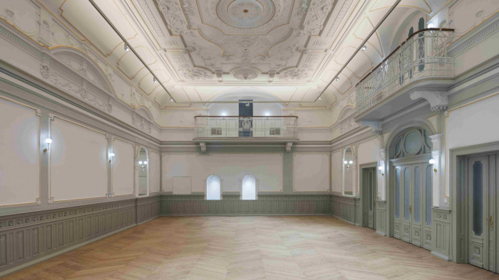 Forgatási helyszín is lehet egy megújult budapesti palota bálterme