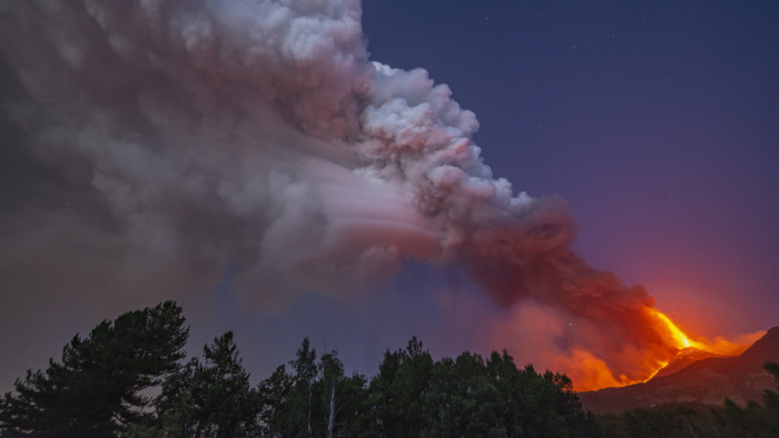 Rekordmagasra nőtt az Etna - galéria