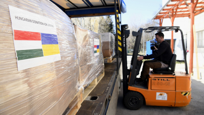 Újabb magyar segélyszállítmány tart Ukrajnába