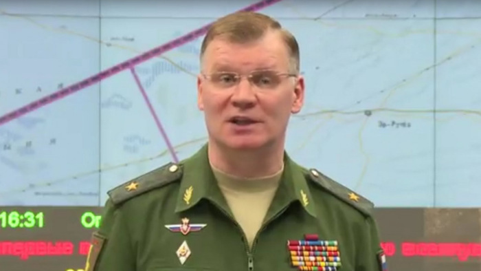 Nyugati fegyvereket őrző raktár megsemmisítéséről számolt be az orosz katonai szóvivő
