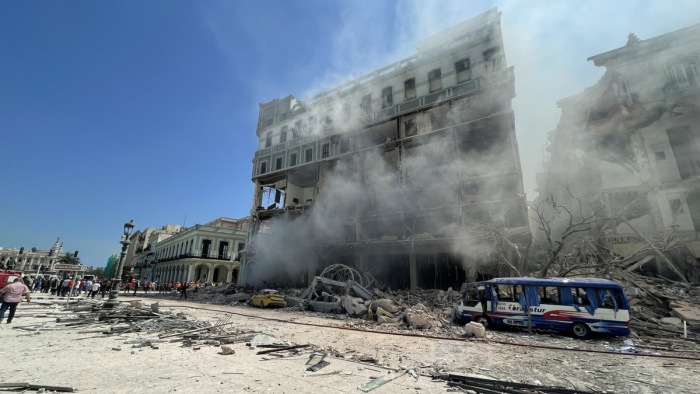 Halálos áldozatai is vannak a kubai hotelben történt robbanásnak - képek, videó
