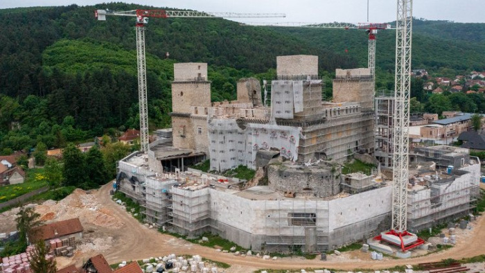 Sokat haladt a Diósgyőri vár újjáépítése