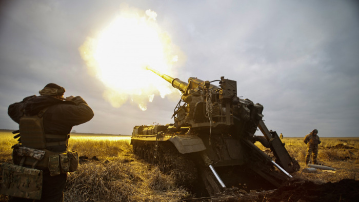 A britek által küldött önjáró lövegek jelentek meg Ukrajnában