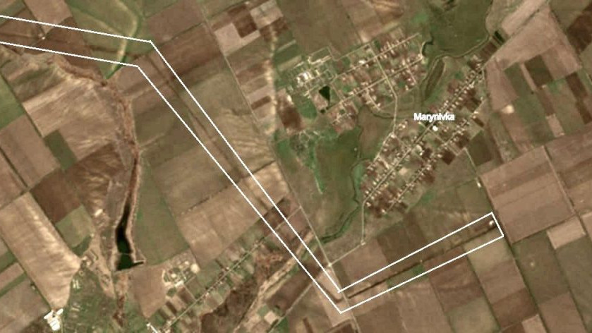 72 kilométer hosszú orosz lövészárok Ukrajnában. Forrás:Twitter/??UkraineNewsLive??