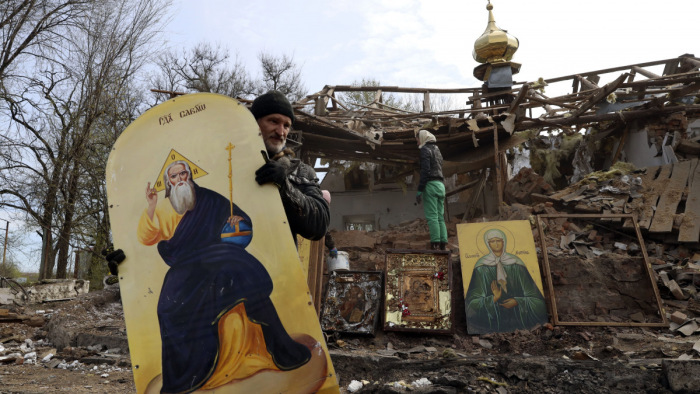 Ötven orosz támadás visszaverésével büszkélkedtek az ukránok az ortodox húsvét hétfőn