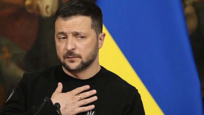 Volodimir Zelenszkij bejelentést tett az ukrán ellentámadásról