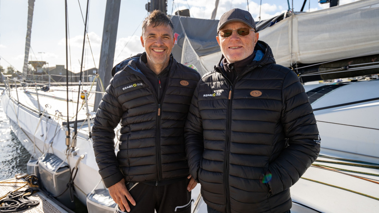 Weöres Szabolcs és Fa Nándor. Forrás: Facebook/Szabi Ocean Racing HUN23