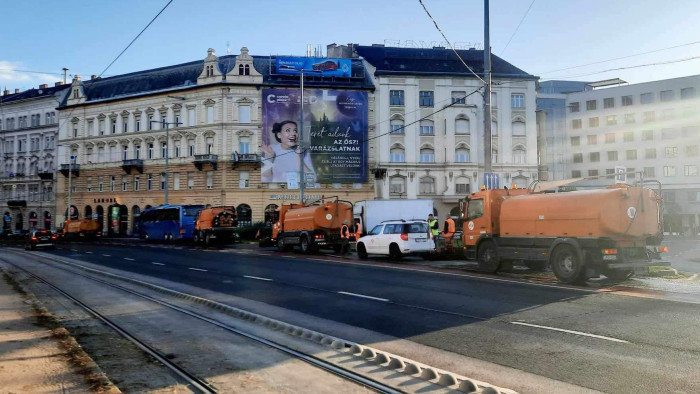 Ezért bolydult fel vasárnap Budapest több helyszíne - képek