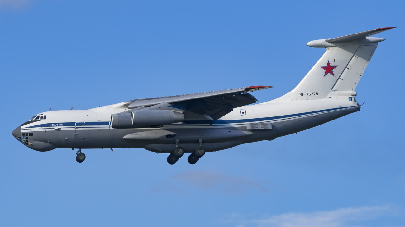 Orosz Il-76 szállítógép. Forrás: Wikipédia