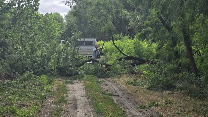 Operatív törzset hozott létre a katasztrófavédelem Szabolcsban a viharkárok miatt
