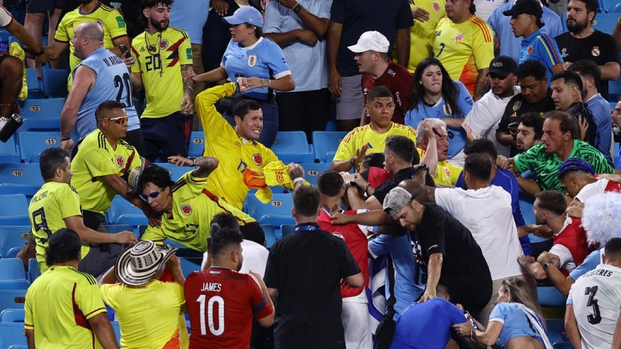 Botrány a Copa America elődöntője után. Forrás: X / Sergio Dipp