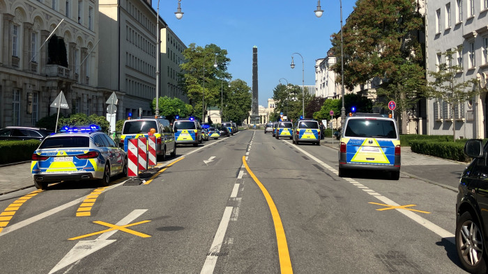 Lelőttek a rendőrök egy gyanús személyt Münchenben