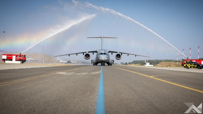 Így érkezett meg az első magyar KC-390 katonai szállítórepülő