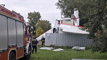 Légibaleset Dunakeszinél, a pilóta súlyosan megsérült