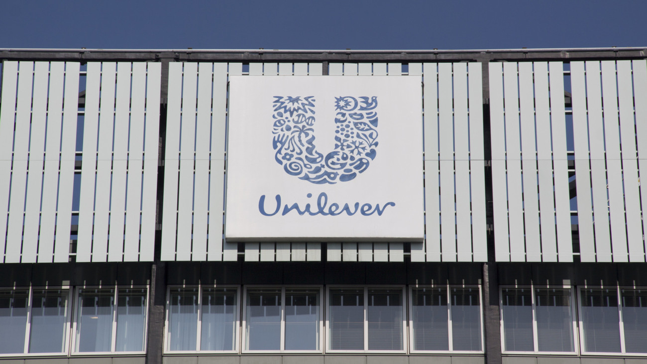 Rotterdam , Netherlands-august 13, 2015: Unilever is a multinational company in the field of food, personal care and cleaning products.