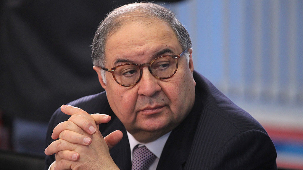 KAZAN, RUSSIA - MARCH 19: Russian billionaire and businessman Alisher Usmanov attends a meeting during a tour of the venues for the 2013 Summer Universiade March 19, 2013 in Kazan, Russia. The XXVII Summer Universiade, a sporting event for university athletes, will be held in Kazan, the capital of the Russian Republic of Tatarstan.  (Photo by Sasha Mordovets/Getty Images)