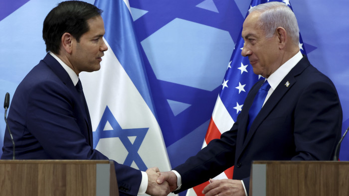 A Hamász lefegyverzéséről tárgyalt Izraelben az amerikai külügyminiszter