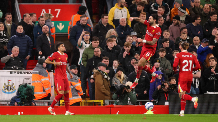 Szoboszlai Dominik döntő góljával nyert újabb rangadót a Liverpool