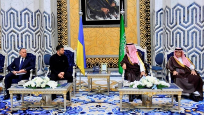 A békéről tárgyal Rijadban az ukrán elnök