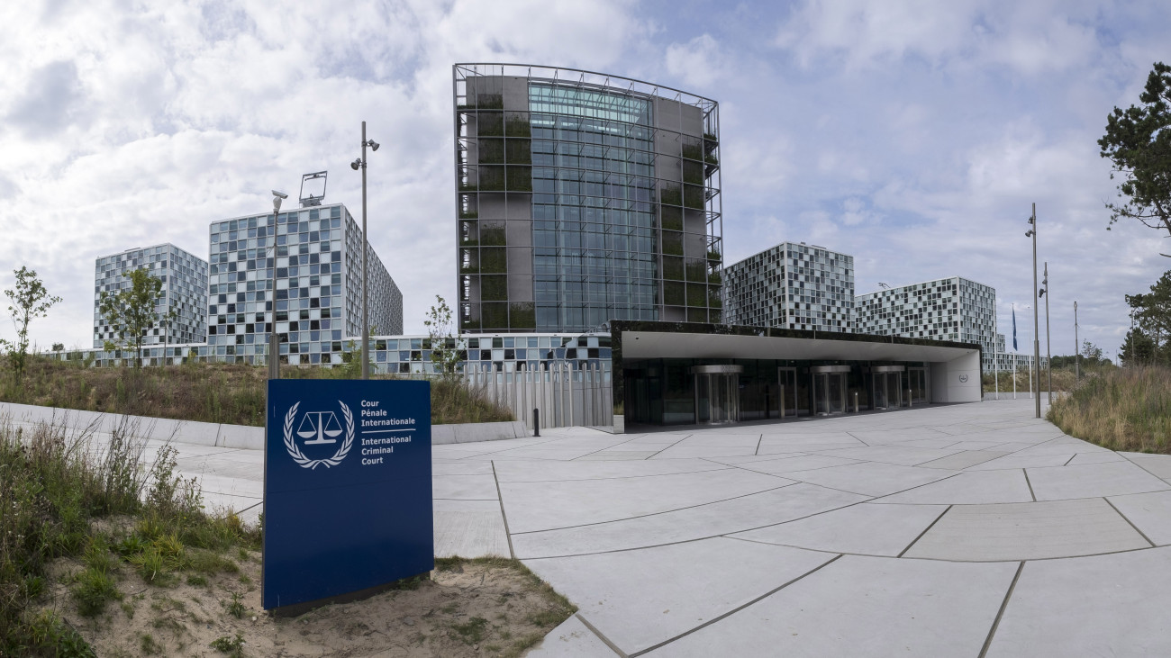 THE HAGUE, NETHERLANDS - JULY 30:  (EDITORS NOTE: Multiple images have been stitched together to make this panoramic image). Exterior View of new International Criminal Court building in The Hague  on July 30, 2016 in The Hague The Netherlands.  (Photo by Michel Porro/Getty Images)